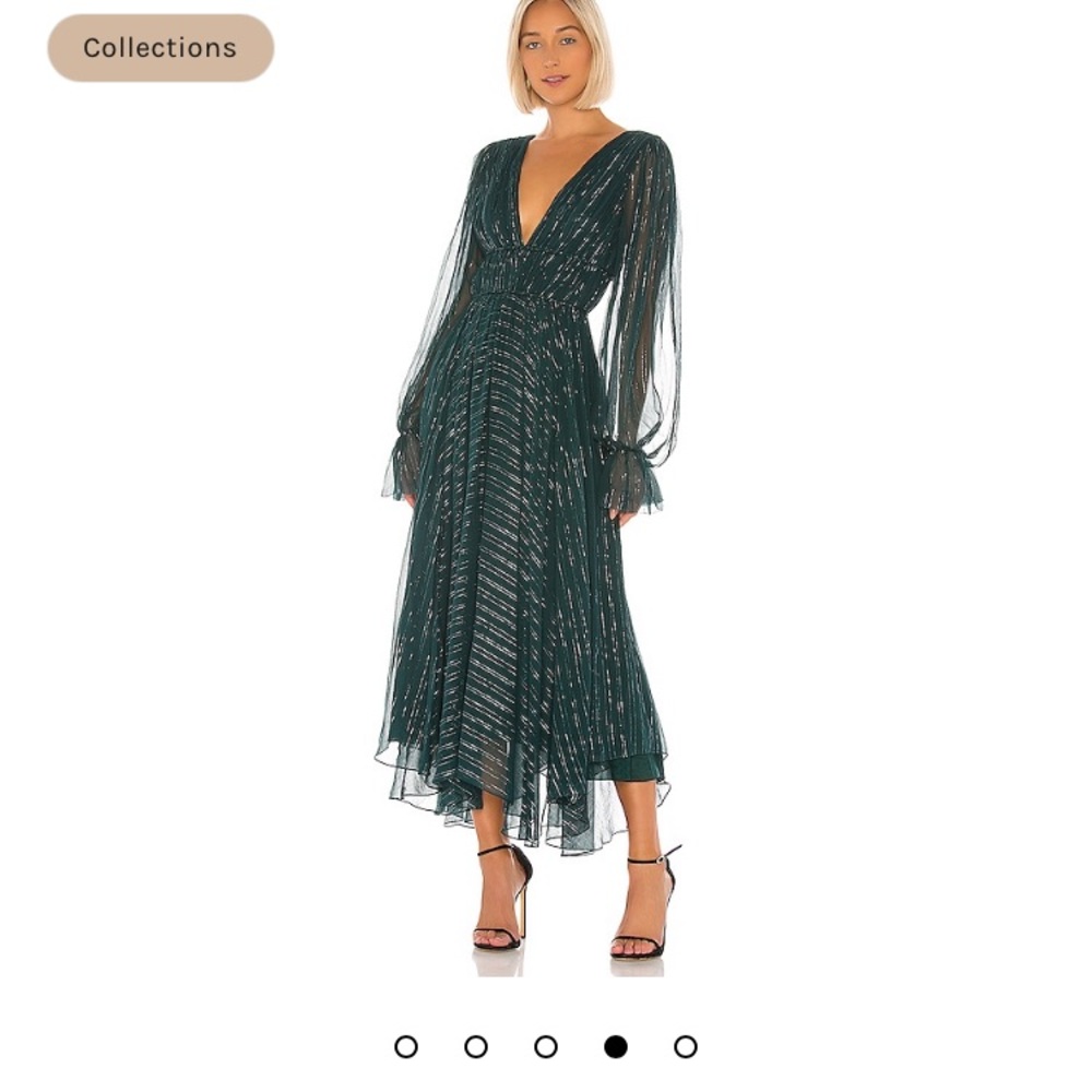 AMUR Metallic Stripe Long Sleeve Dress sz 4 NWT - Picture 1 of 17